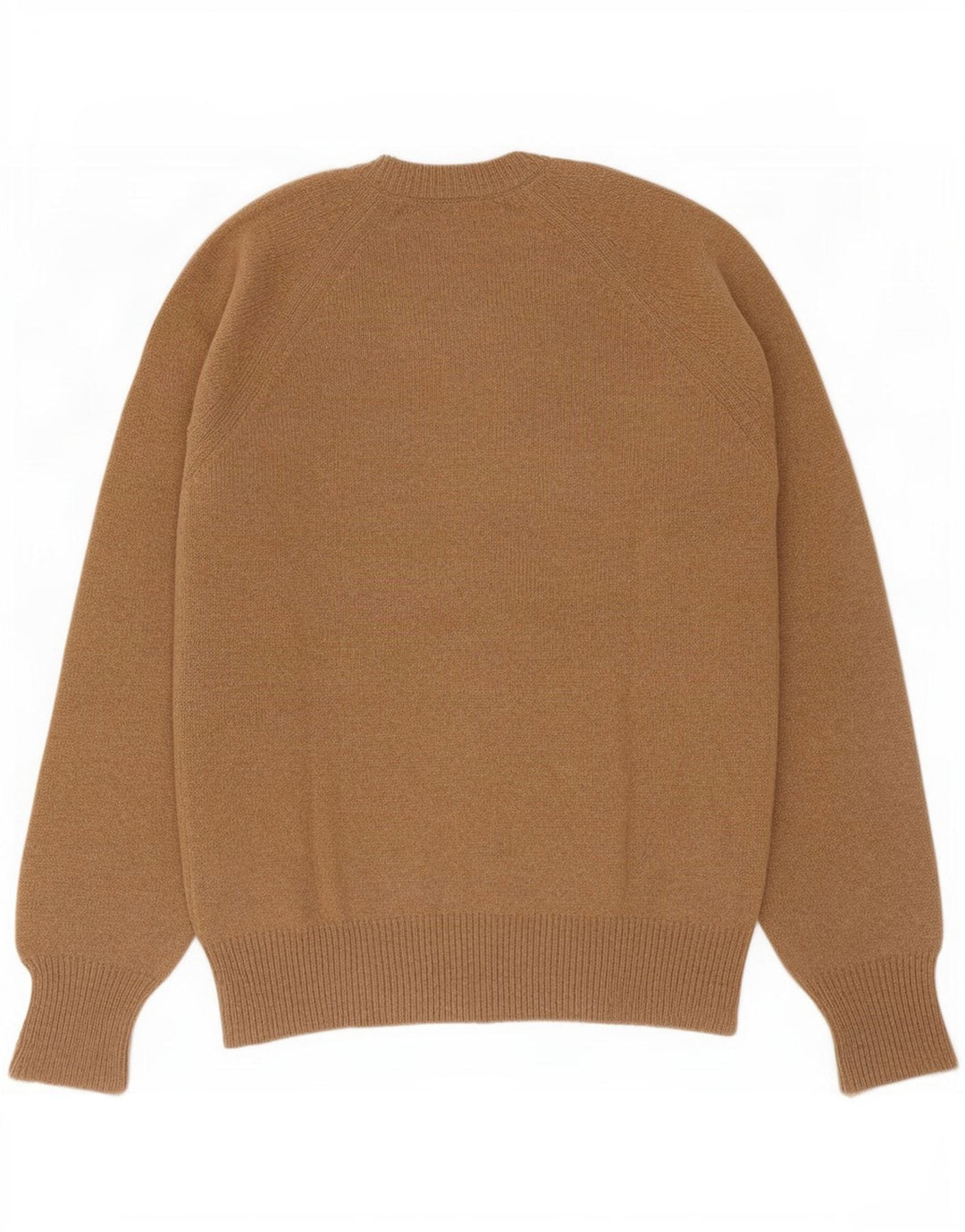 Suéter masculino vintage com decote em V IT 52 grande marrom