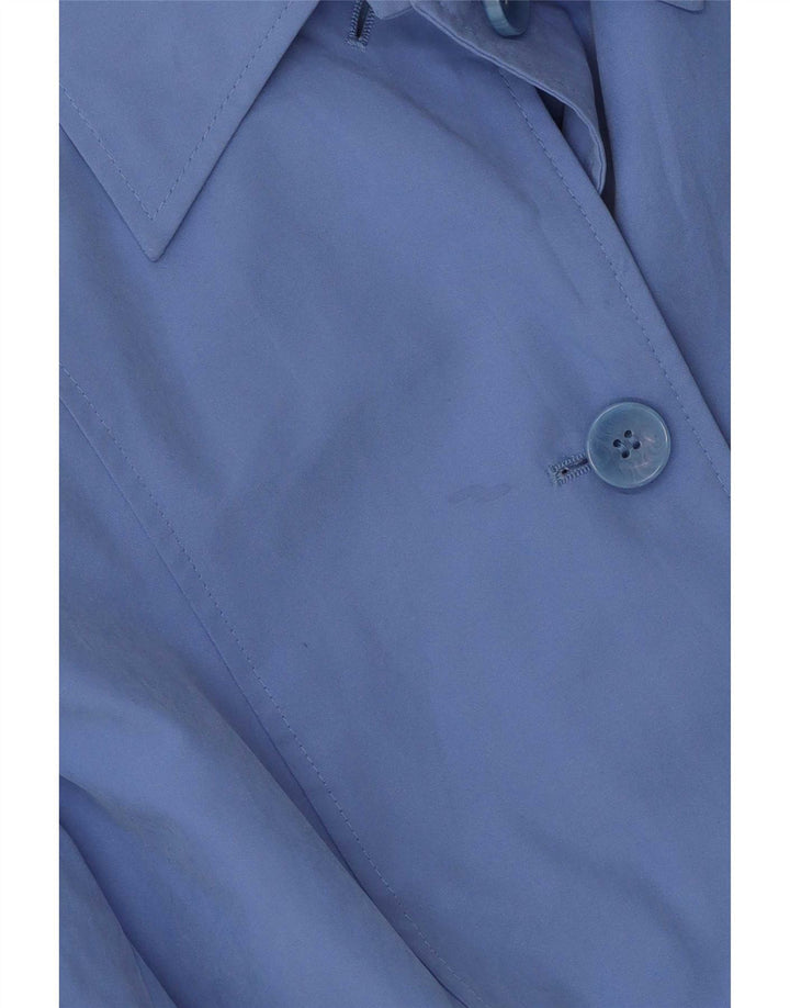 Jaqueta bomber feminina Marks & Spencer Reino Unido 14 grande poliéster azul
