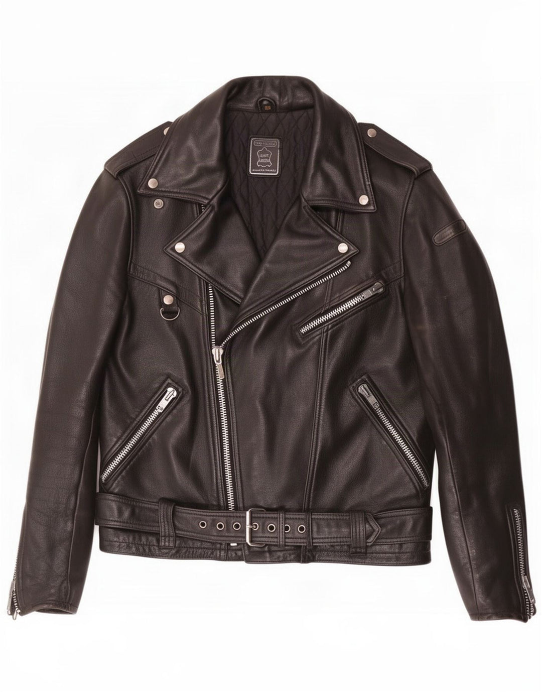 Jaqueta masculina de couro para motociclista Hein Gericke tamanho 54 XL preta