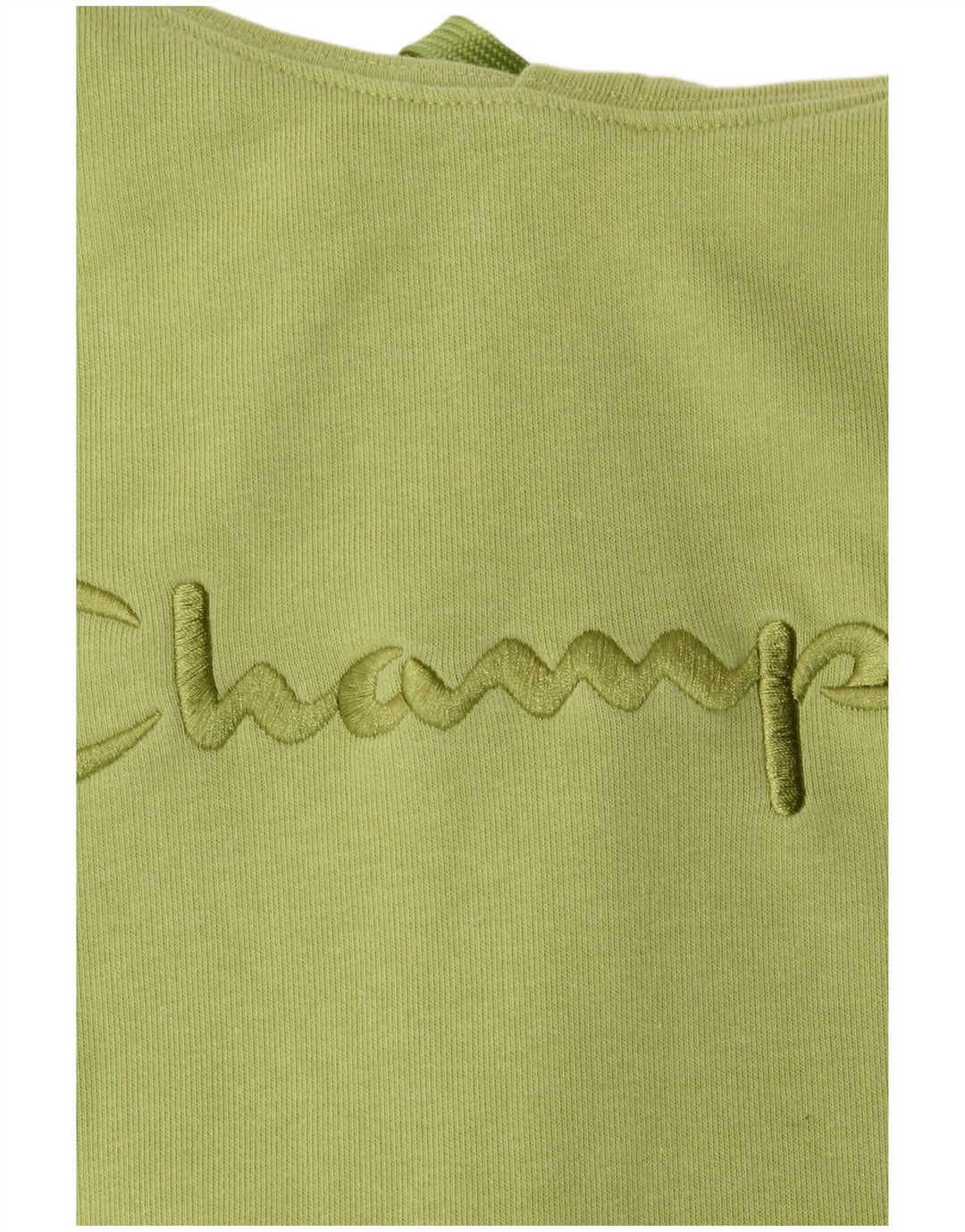 Jumper com capuz gráfico masculino Champion verde médio