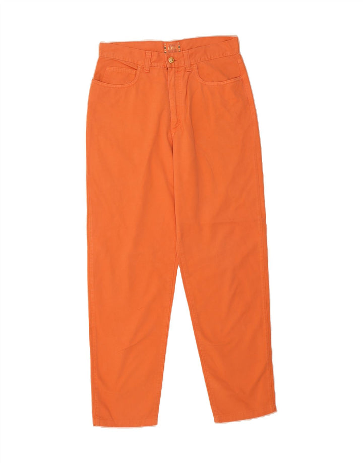 VINTAGE Womens Tapered Jeans W33 L30 Orange Cotton Vintage Vintage and Second-Hand Vintage from Messina Hembry 