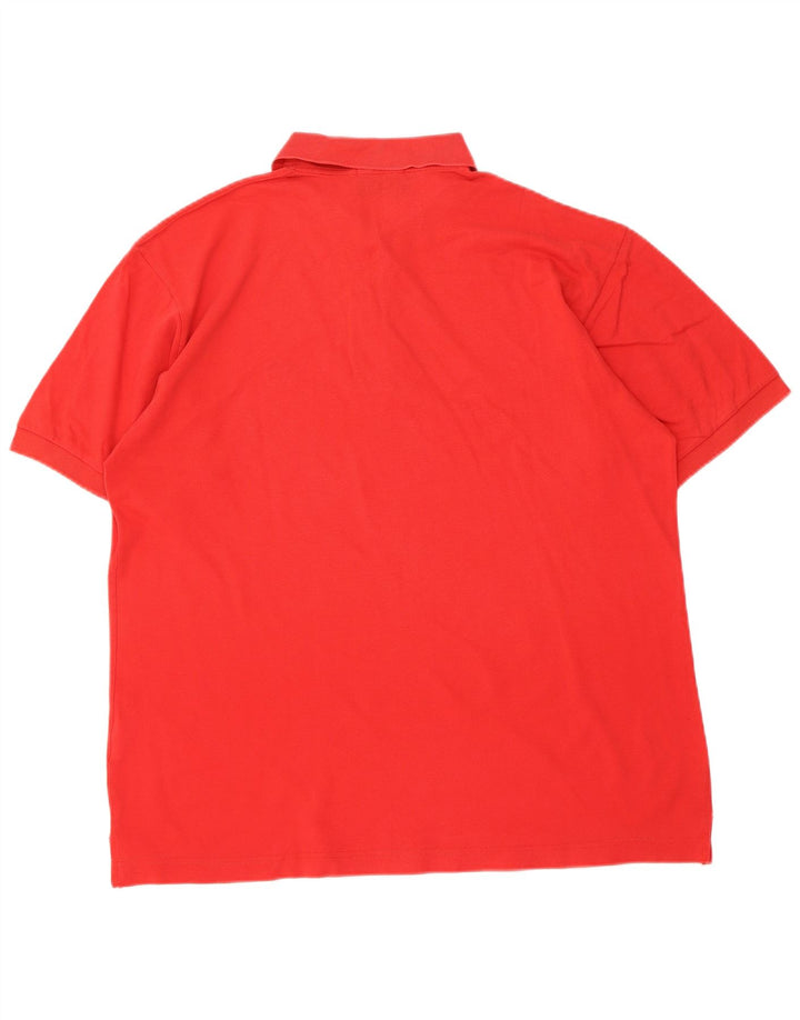 Camisa pólo masculina Sergio Tacchini grande algodão vermelho
