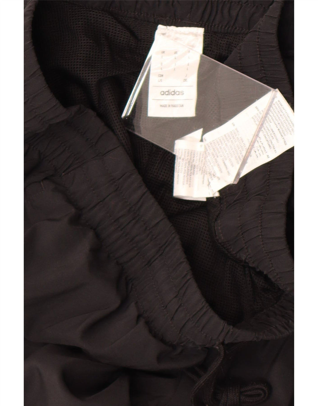 Adidas Mens Treino Calças Joggers Grande Poliéster Preto