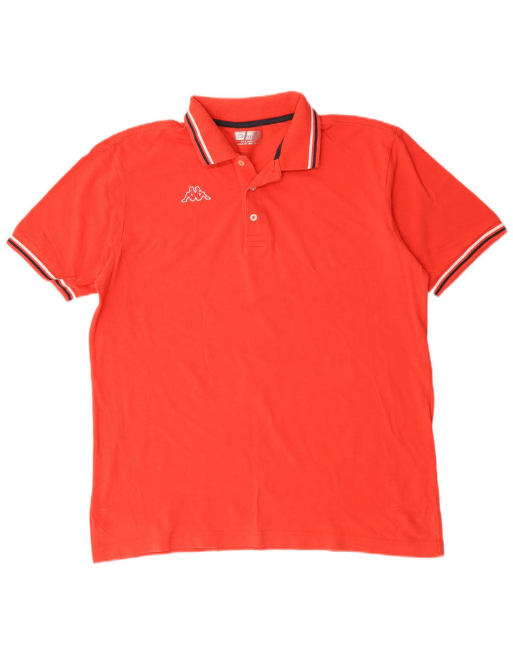 Camisa polo masculina Kappa XL algodão vermelho