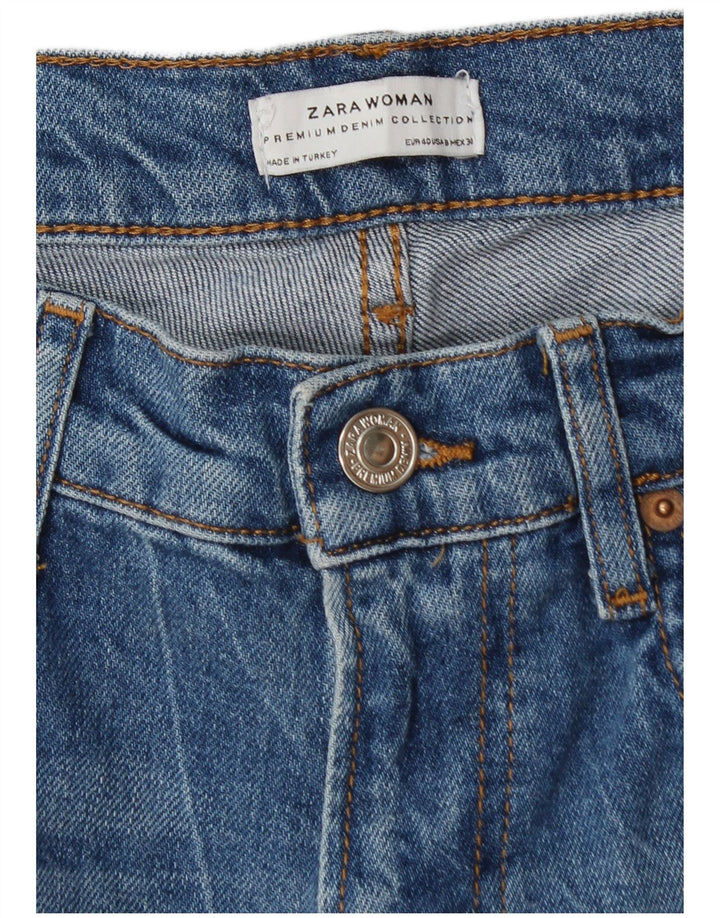 Zara Mens Straight Jeans EU 40 Médio W31 L26 Azul