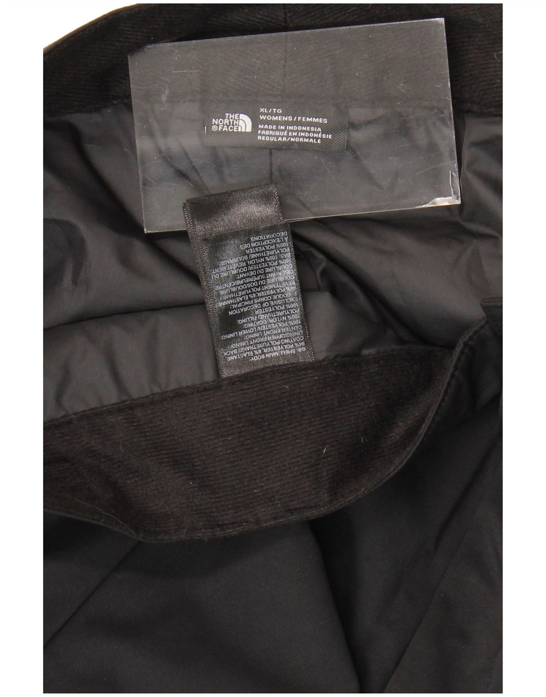 Calças de esqui femininas The North Face UK 18 XL poliéster preto