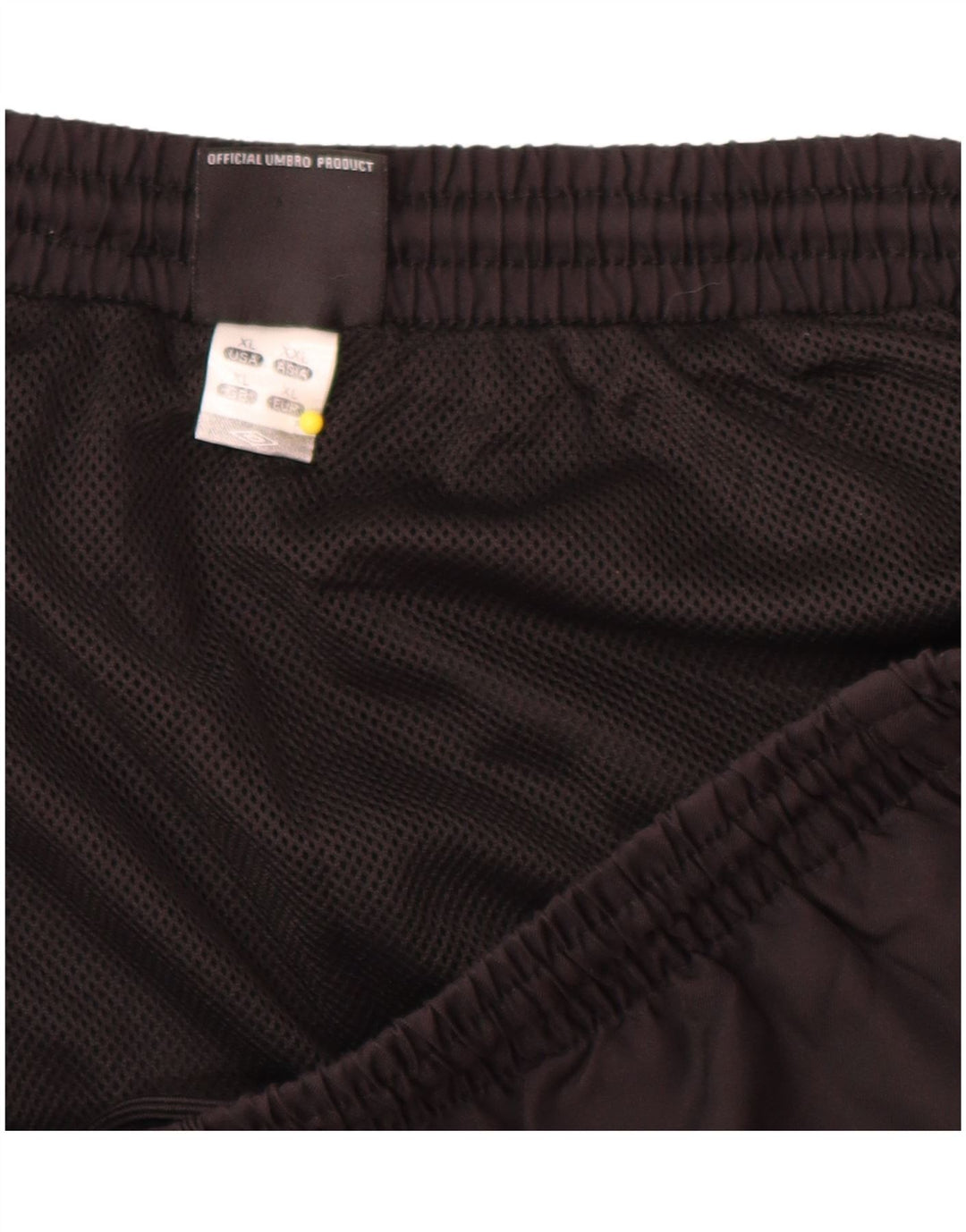 Umbro Mens Sport Shorts XL Poliéster Geométrico Preto