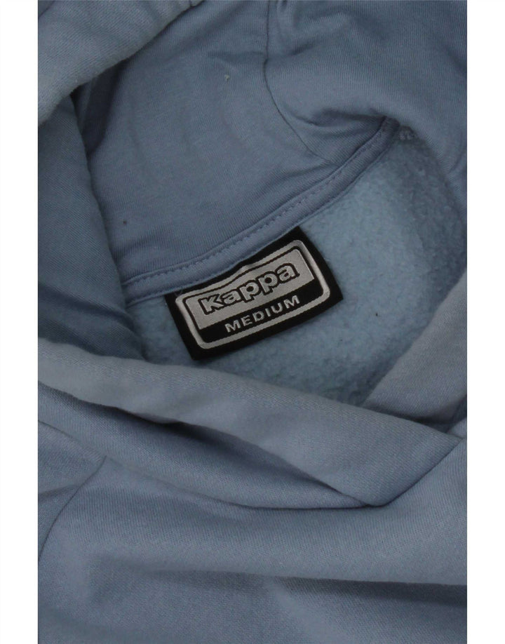Kappa Mens Graphic Hoodie Jumper Médio Azul