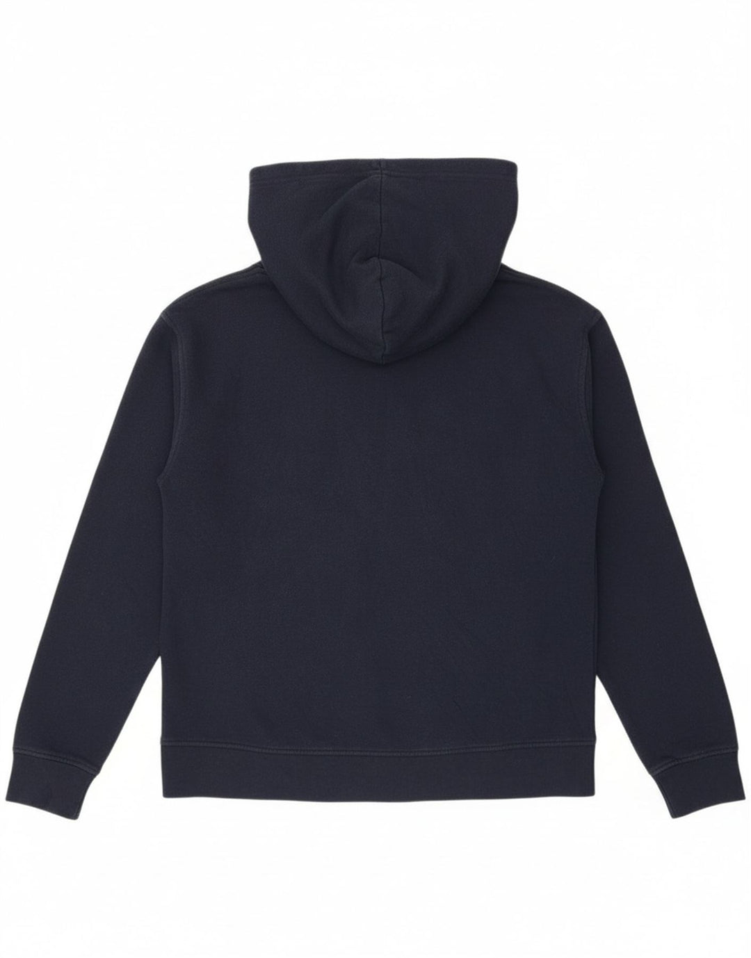 FILA Suéter masculino com capuz gráfico médio azul marinho algodão