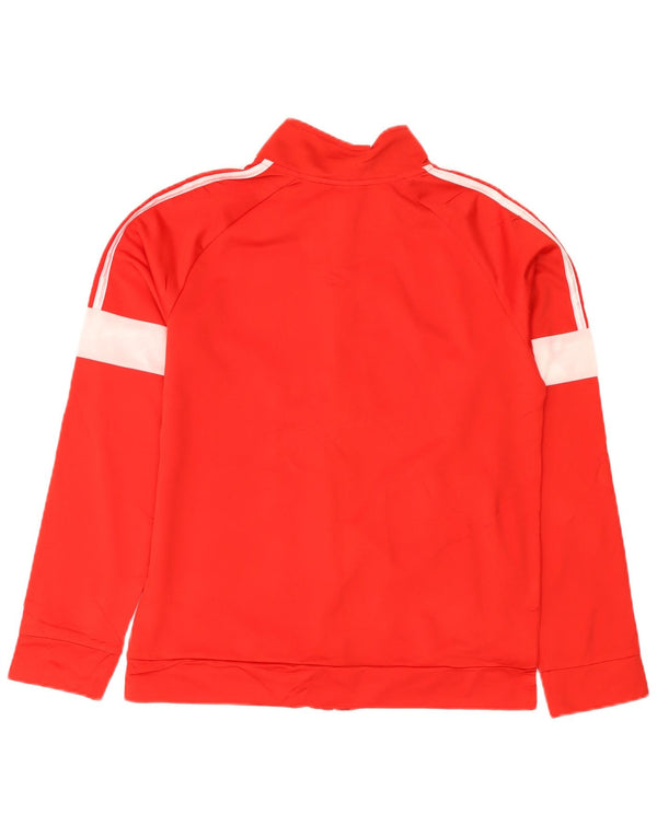 Jaqueta Adidas Meninas Treino Top 13-14 Anos XL Vermelho Colorblock Poliéster