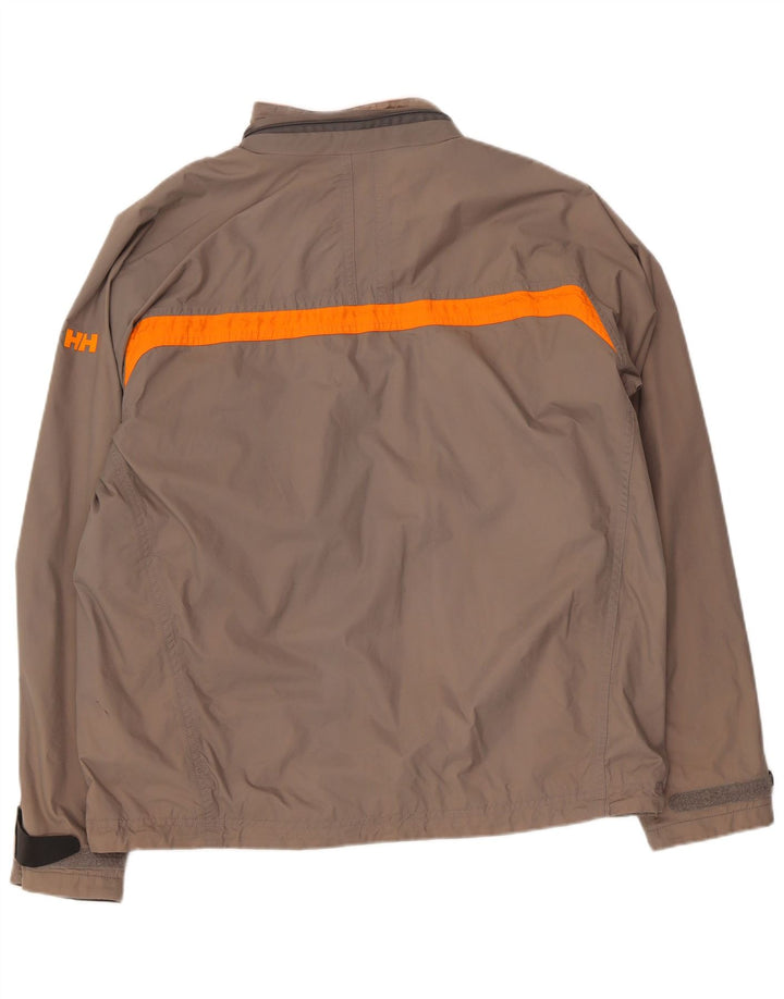 Jaqueta de chuva masculina Helly Hansen Reino Unido 40 grande nylon cinza