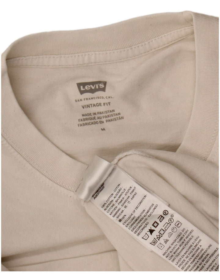 Camiseta masculina Levi's Vintage Fit Top médio algodão branco