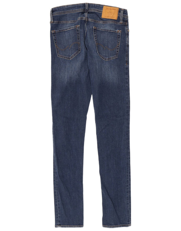 Jack & Jones Masculino GLENN Slim Jeans W31 L34 Azul Algodão