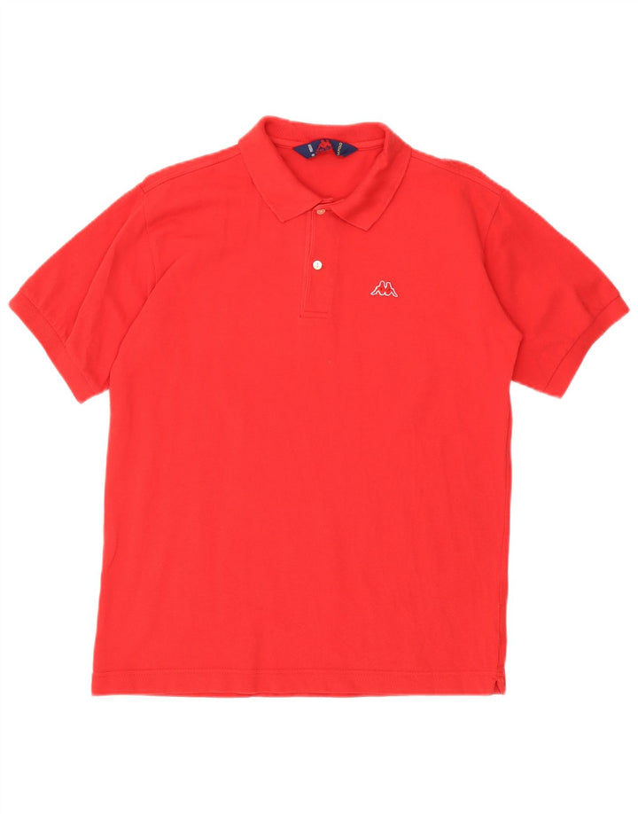 Camisa polo masculina Kappa médio algodão vermelho