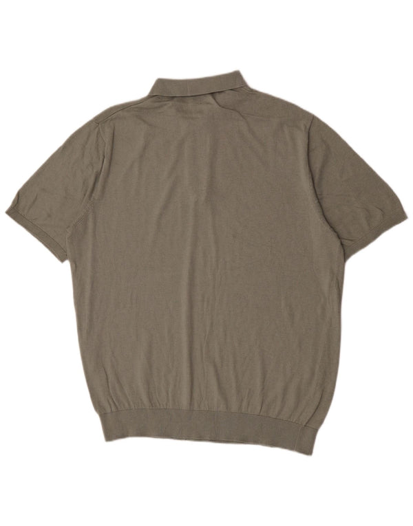 Camisa polo masculina de manga curta Jack & Jones 3XL cinza