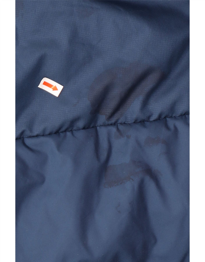 Jaqueta acolchoada masculina ADIDAS UK 42 XL azul marinho poliamida inverno