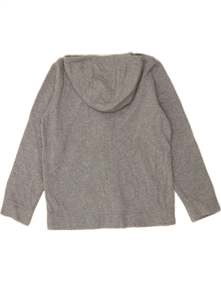 NIKE Boys Zip Hoodie Sweater 12-13 Years Large  Grey Cotton Vintage Nike and Second-Hand Nike from Messina Hembry 