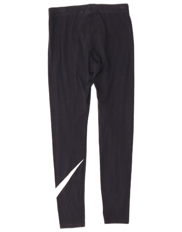 Leggings Nike Femininas Graphic UK 14 Médio Algodão Preto