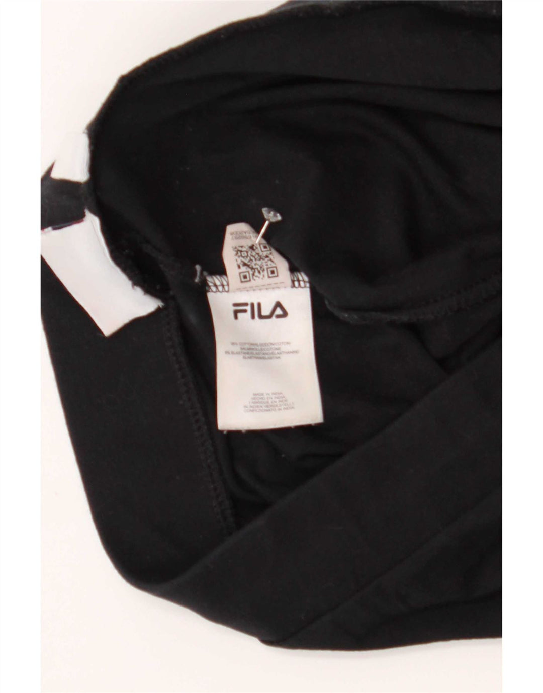 Leggings Fila Feminino UK 12 Médio Algodão Preto