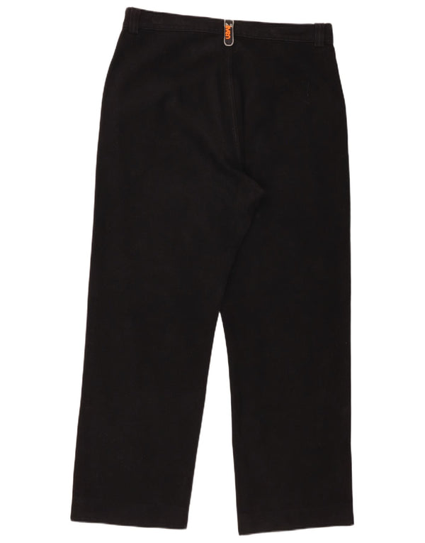Seven 7 Mens Calça Casual Reta W36 L30 Algodão Preto