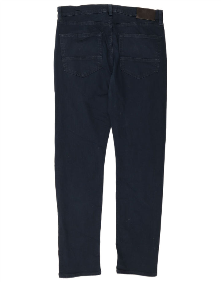 Marks & Spencer Mens Slim Jeans W32 L31 Azul Algodão