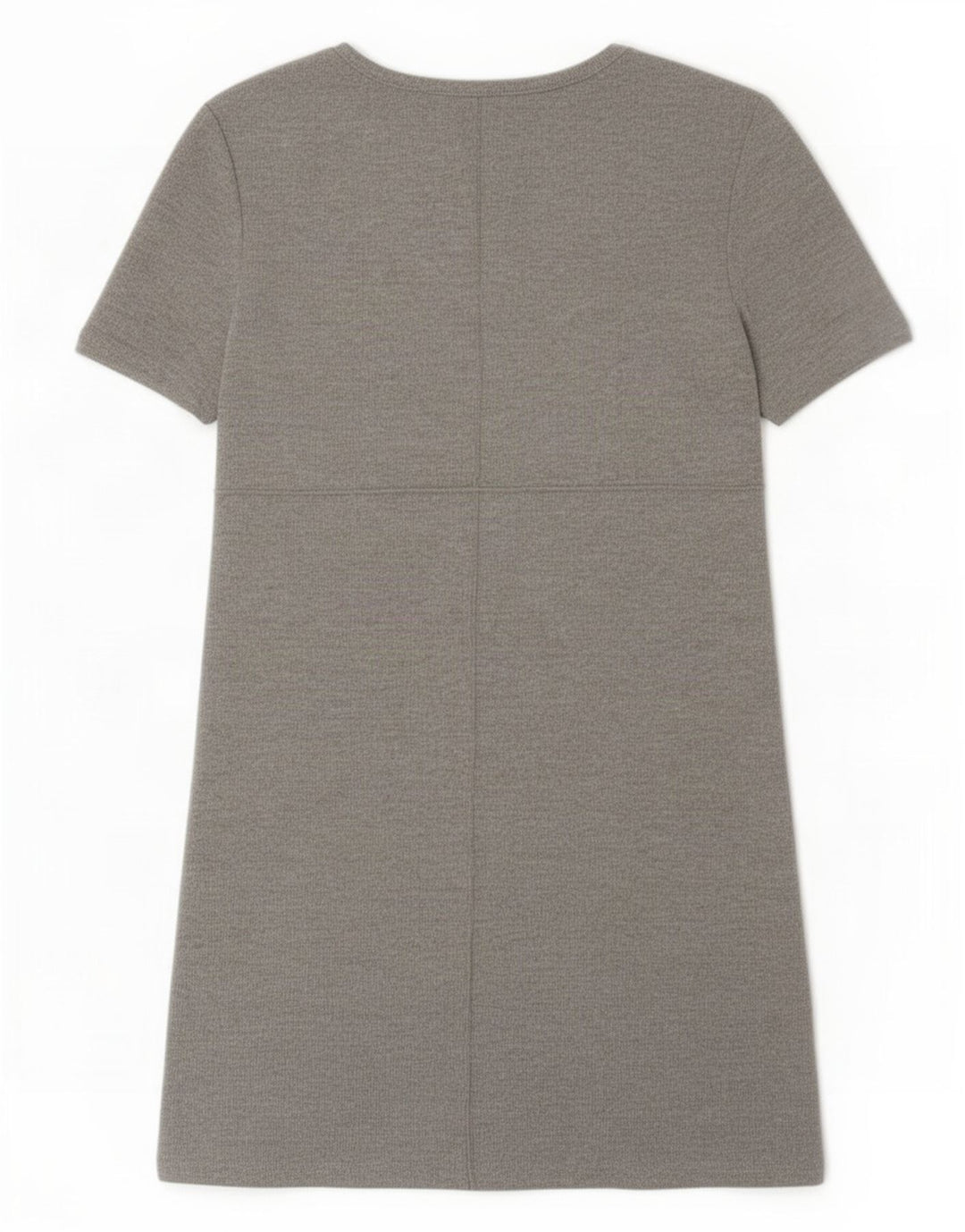 Vestido básico feminino Zara UK 8 pequeno poliéster cinza