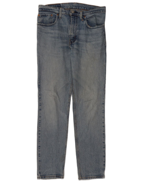 Levi's Masculino 502 Tapered Jeans W32 L32 Azul Algodão