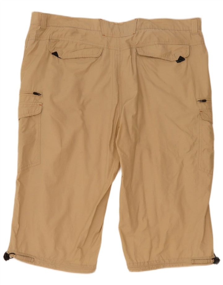 Shorts cargo masculino Marks & Spencer W44 2XL algodão bege