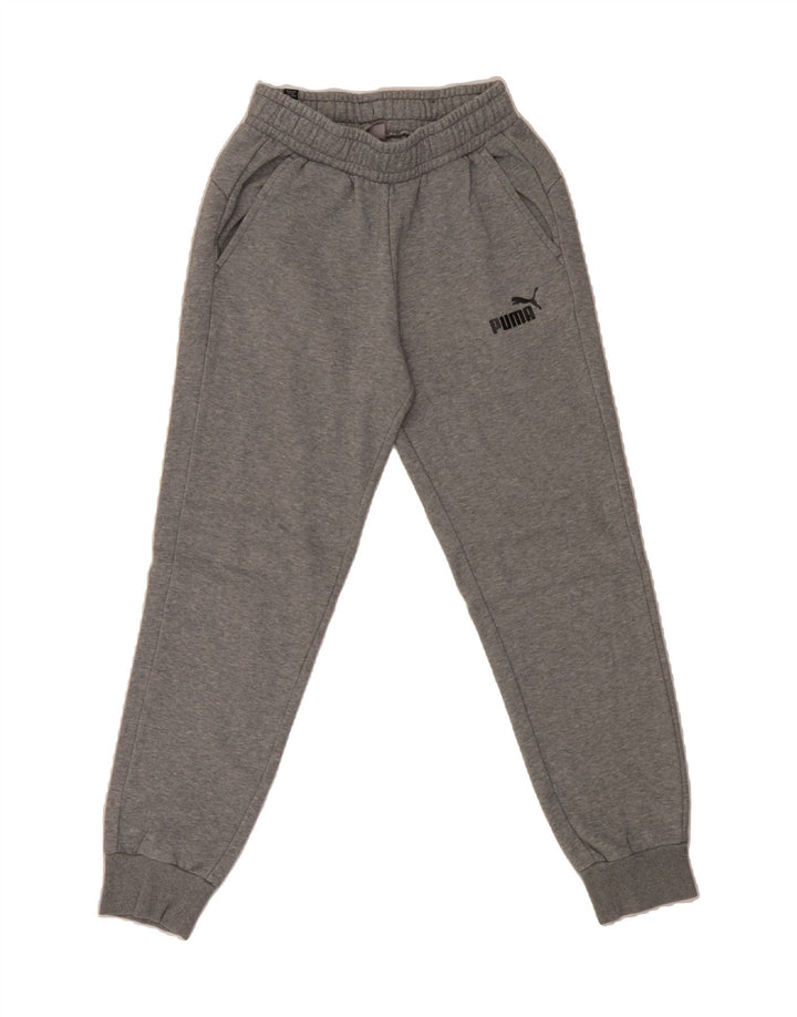 PUMA Mens Tracksuit Trousers Joggers Small  Grey Cotton Vintage Puma and Second-Hand Puma from Messina Hembry 