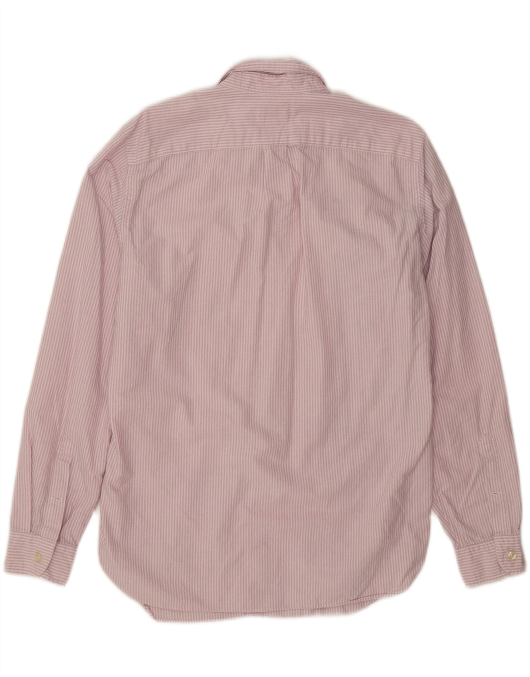 Camisa masculina J. Crew algodão risca de giz rosa médio