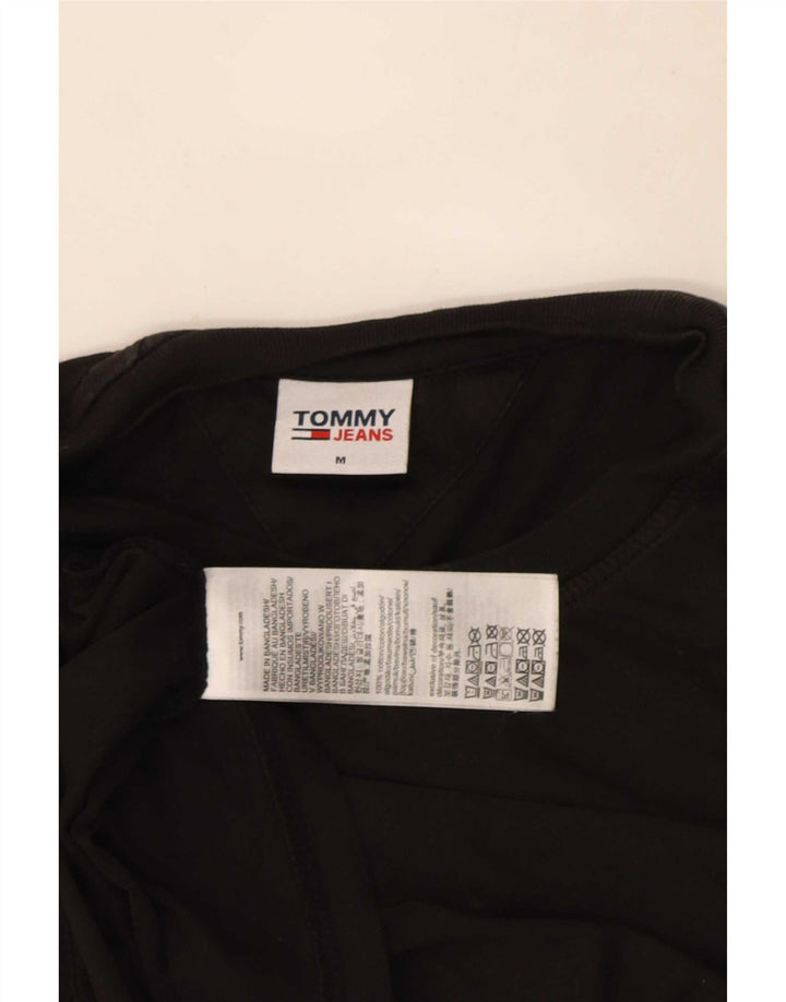 Tommy Hilfiger Camiseta masculina Top Médio Preto