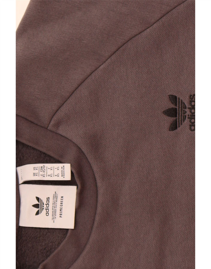 ADIDAS Mens Sweatshirt Jumper XS Algodão Cinzento
