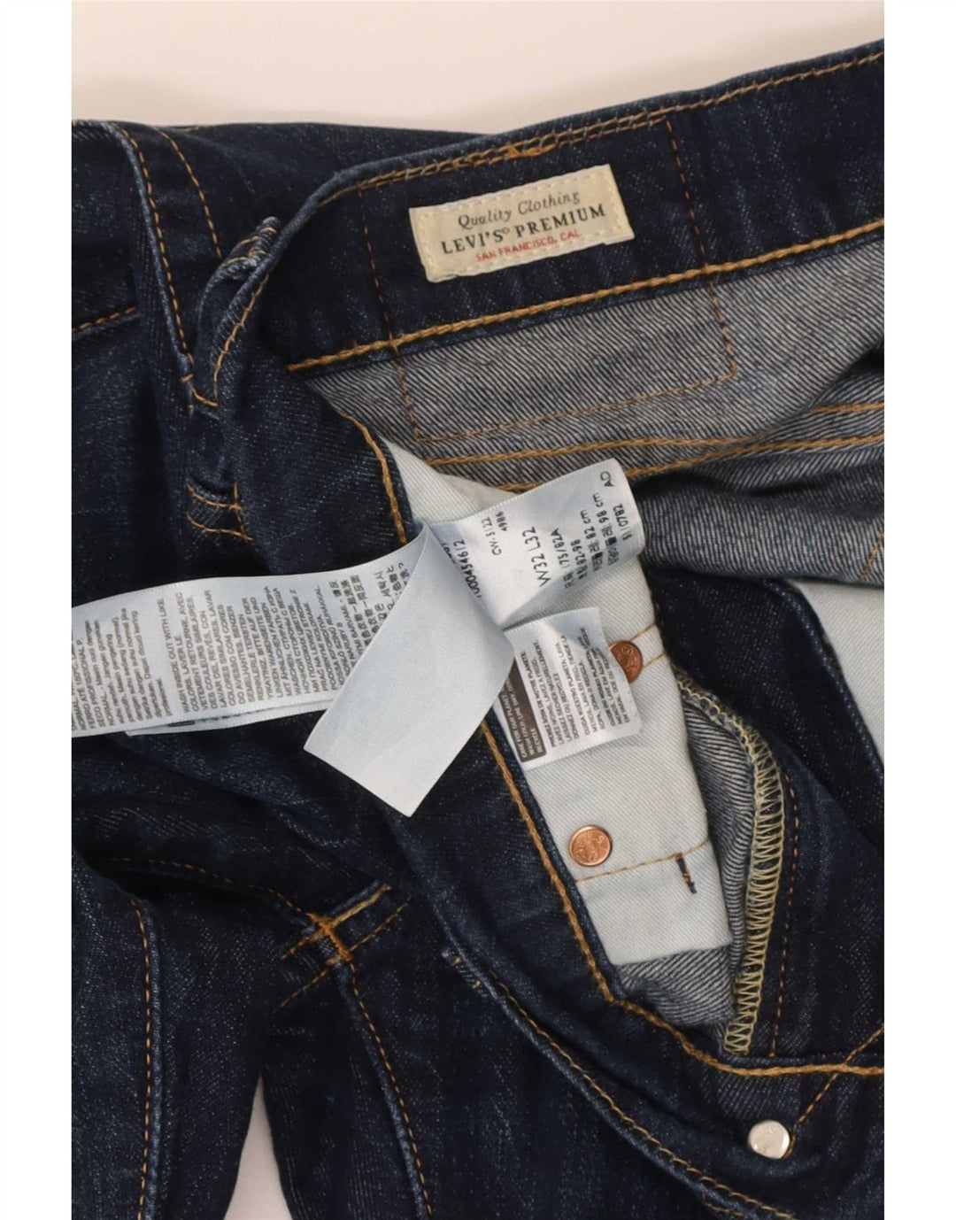 Levi's Masculino 511 Slim Jeans W32 L28 Azul Algodão