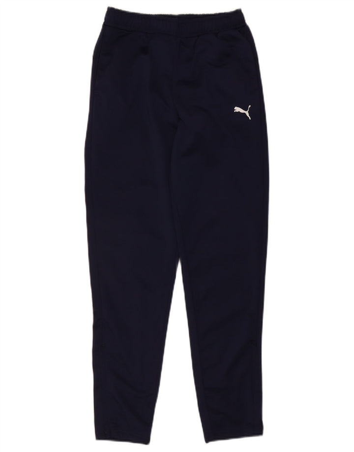 Calças de treino Puma menino 11-12 anos azul marinho poliéster