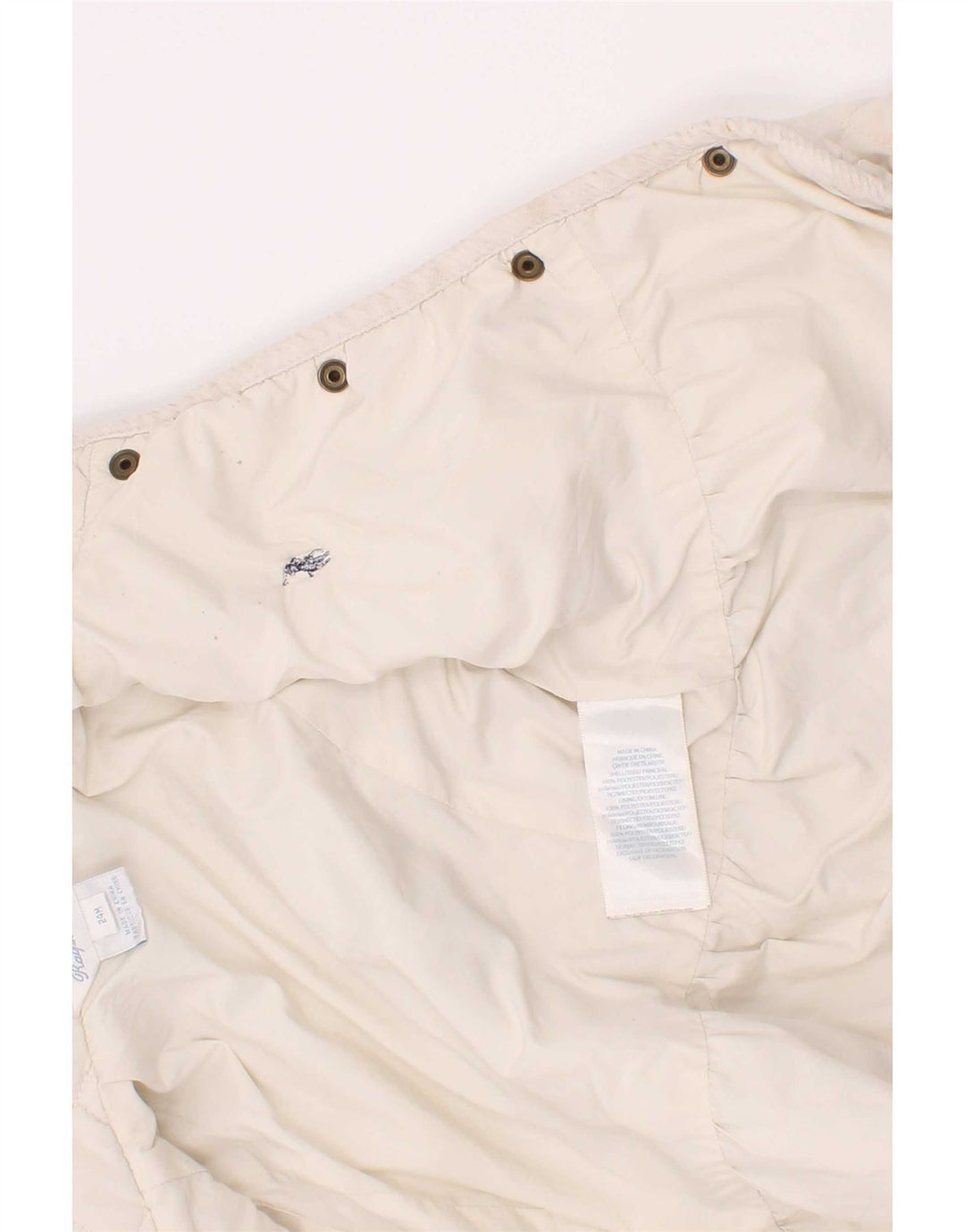 Jaqueta acolchoada Ralph Lauren para bebês meninas 18-24 meses poliéster branco