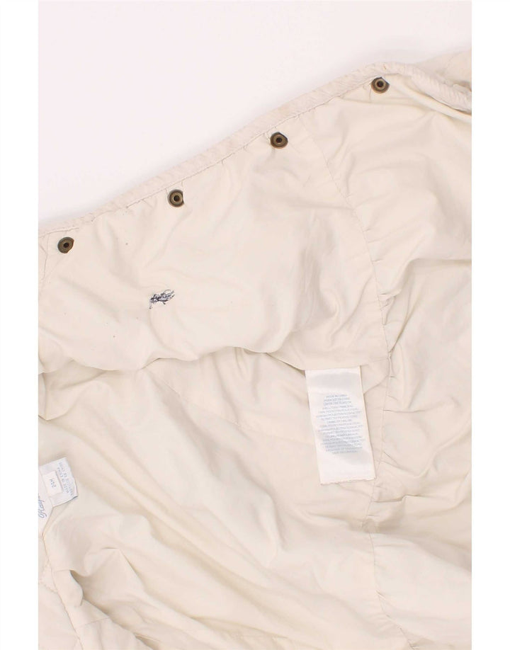 Jaqueta acolchoada Ralph Lauren para bebês meninas 18-24 meses poliéster branco