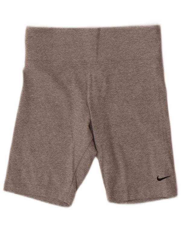 Shorts esportivos femininos Nike UK 14 cinza médio