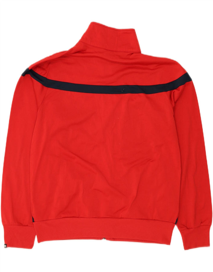 NIKE Mens Tracksuit Top Jacket UK 38/40 Medium Red Colourblock Vintage Nike and Second-Hand Nike from Messina Hembry 