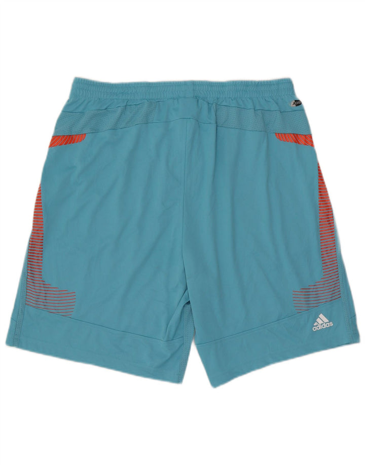 Adidas Masculino Climacool Sport Shorts XL Azul Colorblock Poliéster