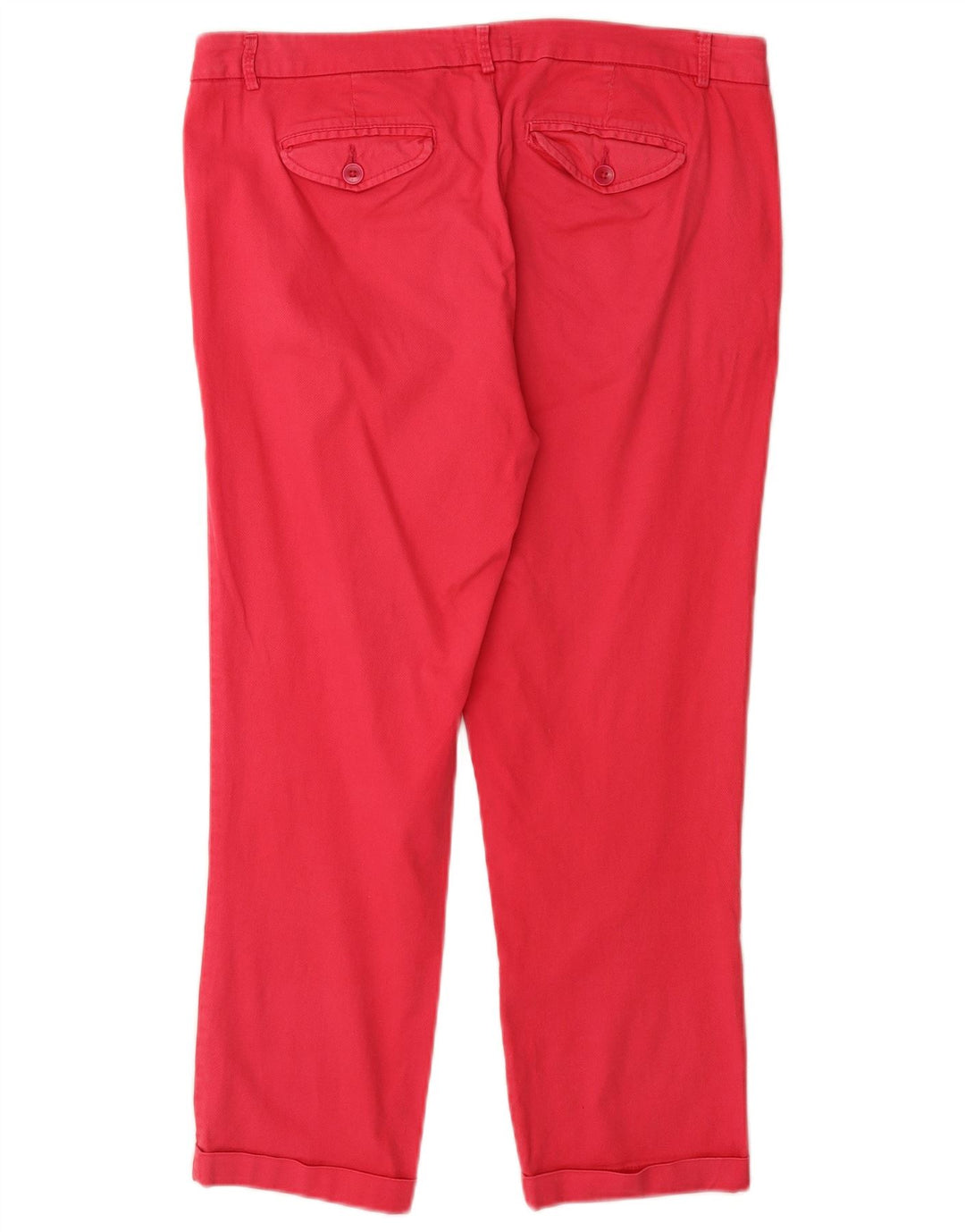 Calça chino reta feminina BENETTON W34 L26 rosa
