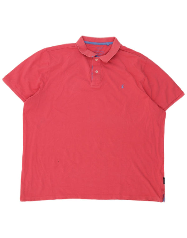 Camisa polo masculina Joules Classic Fit 2XL algodão rosa
