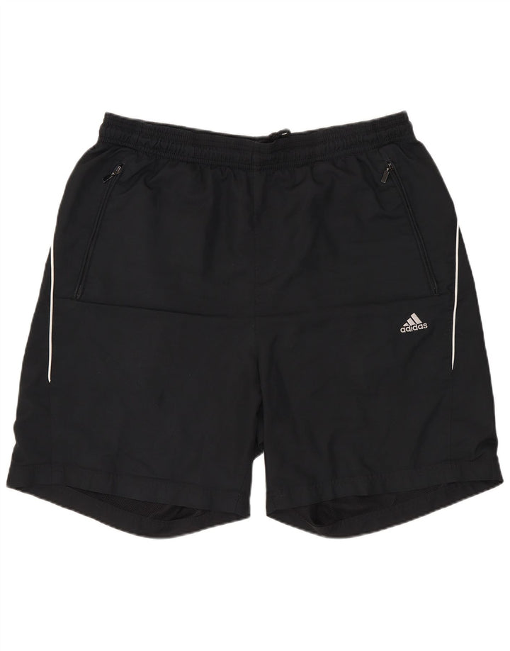 ADIDAS Mens Sport Shorts Médio Preto Poliéster