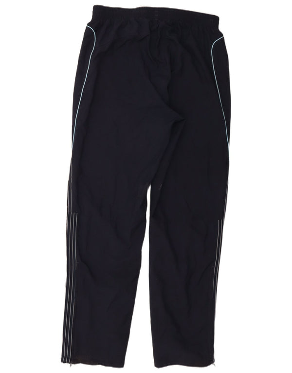 Calça de treino masculina Adidas grande poliéster azul marinho