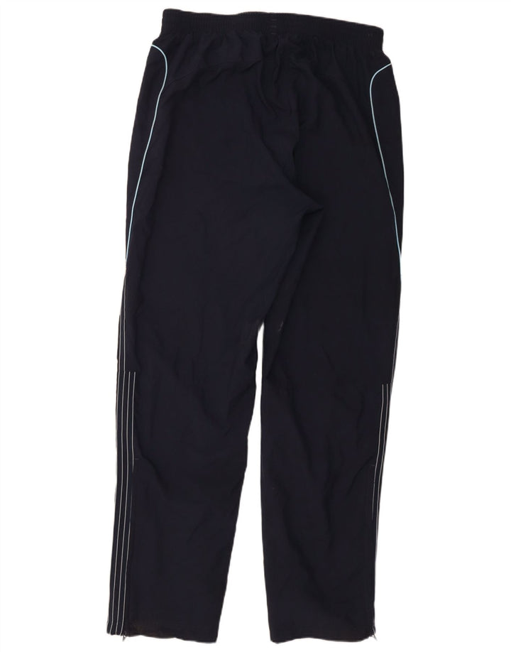 Calça de treino masculina Adidas grande poliéster azul marinho