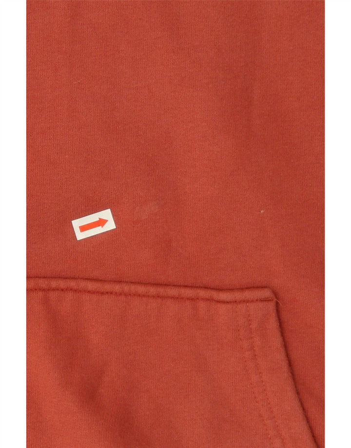 LEVI'S Mens Relaxed Fit Graphic Hoodie Jumper Large Maroon Cotton Vintage Levi's and Second-Hand Levi's from Messina Hembry 