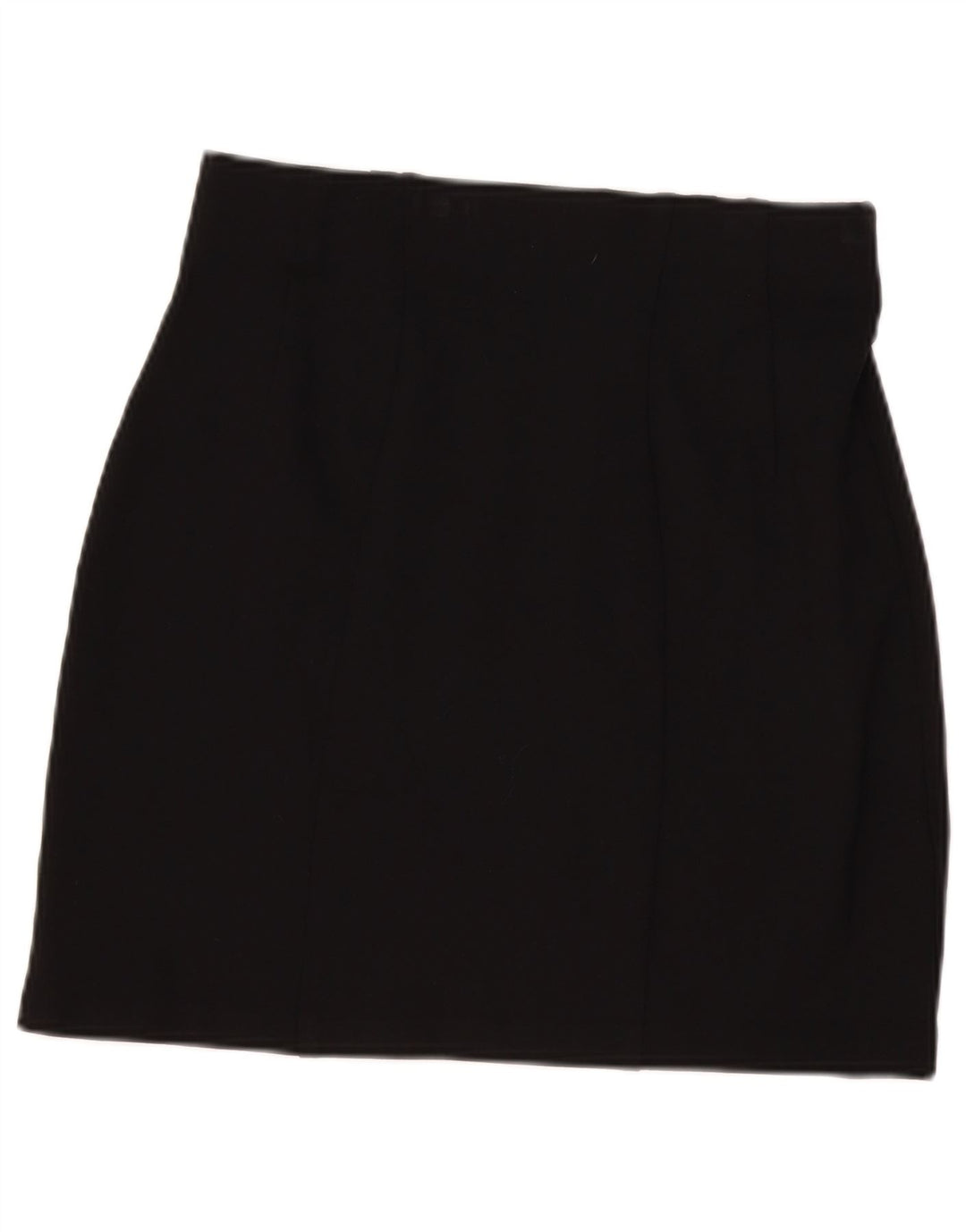Minissaia feminina Marks & Spencer Reino Unido 12 médio W30 viscose preta