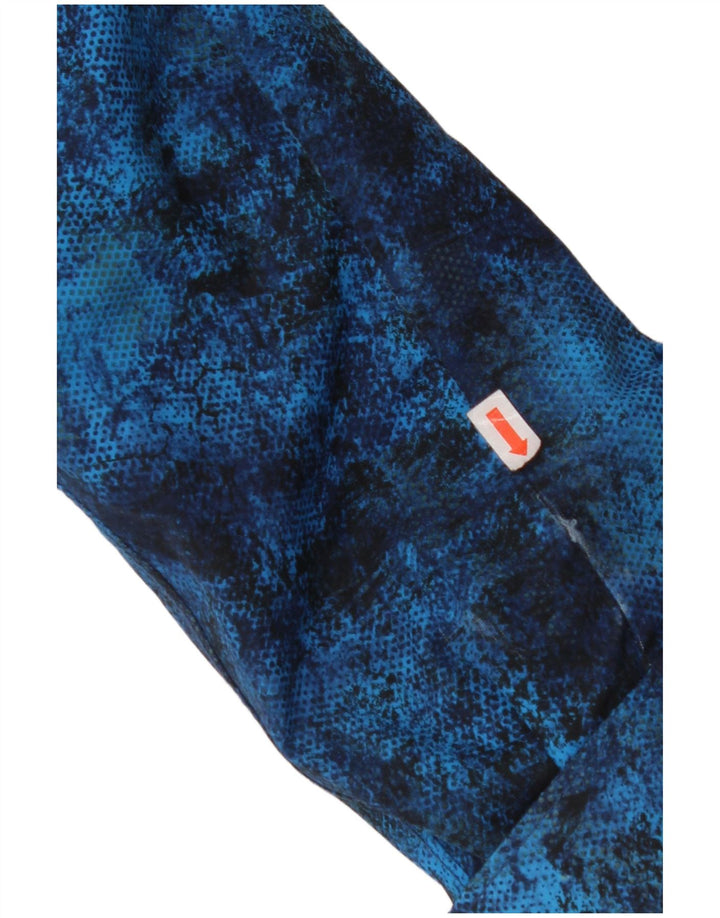 Jaqueta corta-vento masculina CHIEMSEE com capuz UK 38 médio azul tie-dye