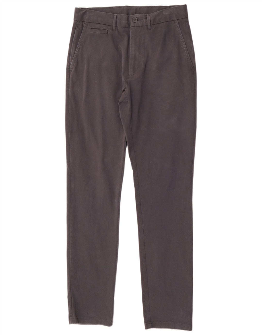 Calça Chino Masculina Slim Marks & Spencer W30 L33 Algodão Cinza