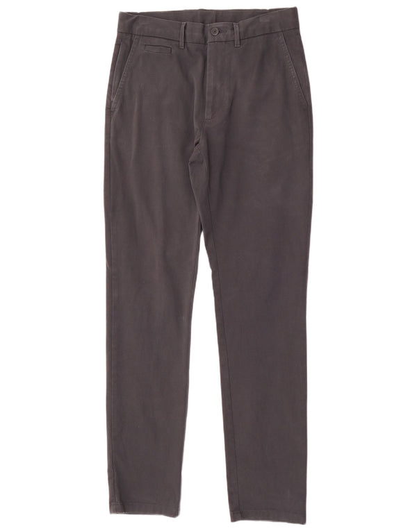 Calça Chino Masculina Slim Marks & Spencer W30 L33 Algodão Cinza