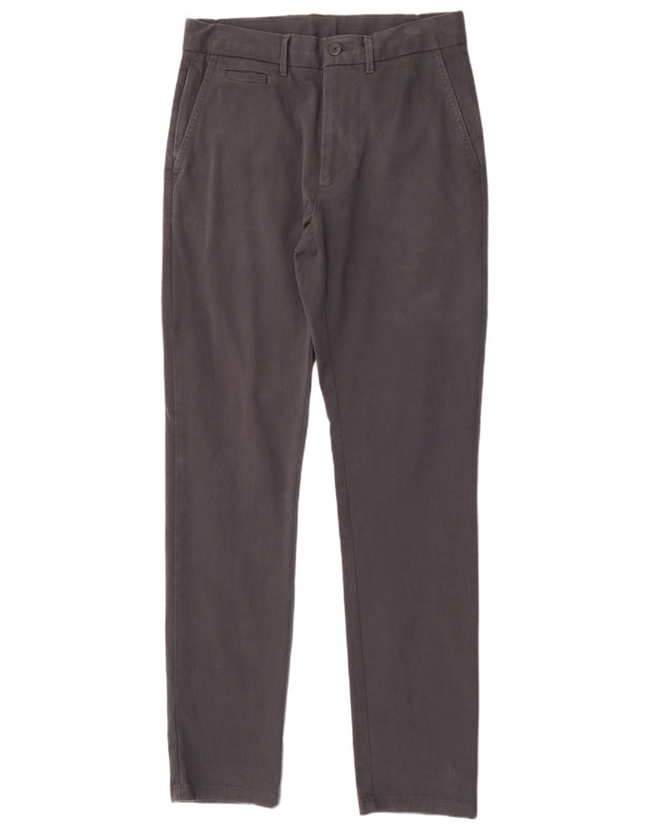 Calça Chino Masculina Slim Marks & Spencer W30 L33 Algodão Cinza